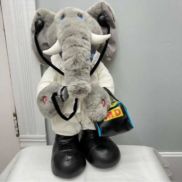 kids of america Other - Vintage Kids of America Dr. Snuffle animatronic animated plush elephant 23"